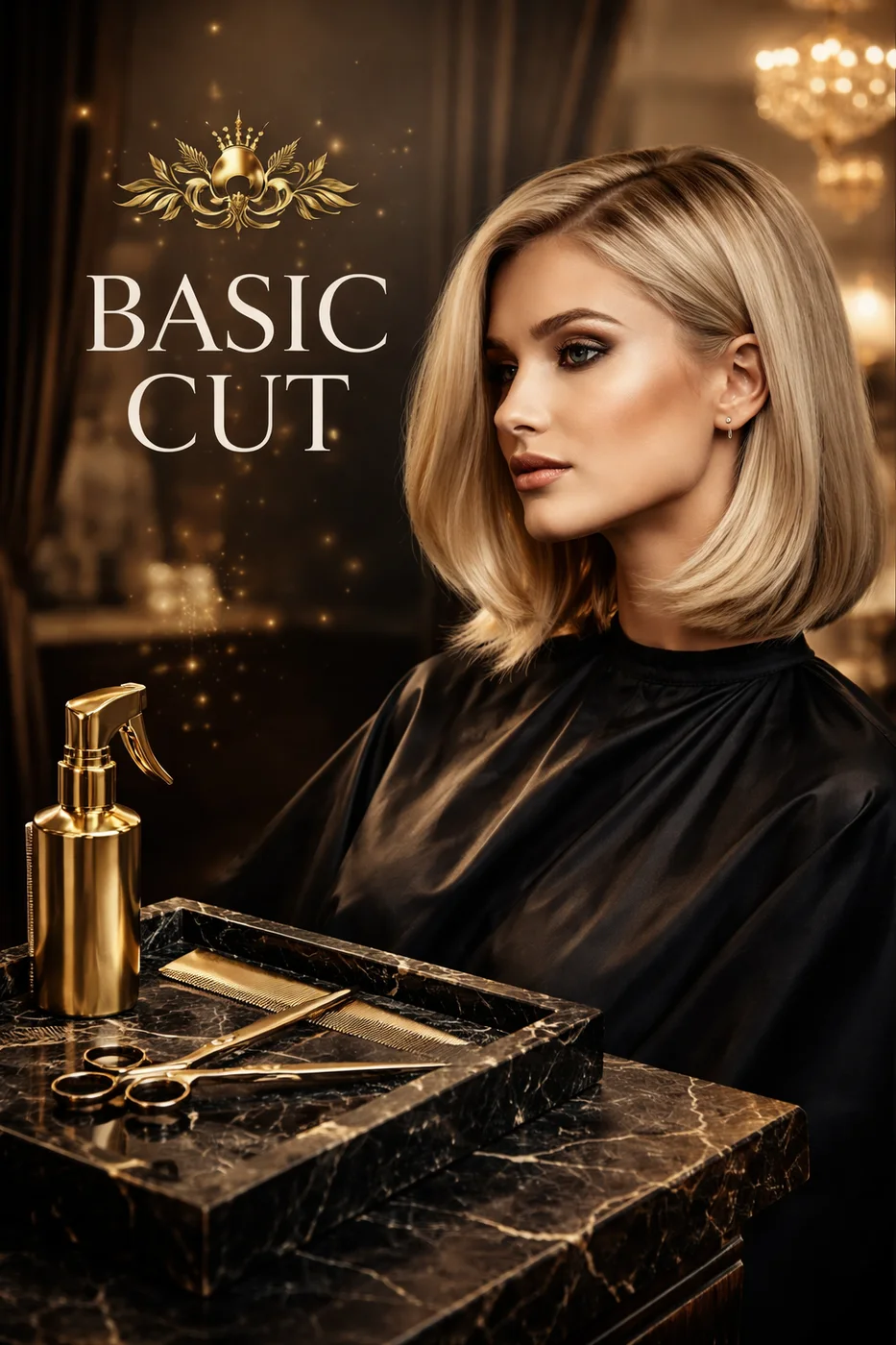 King Academy Basic Cut service poster