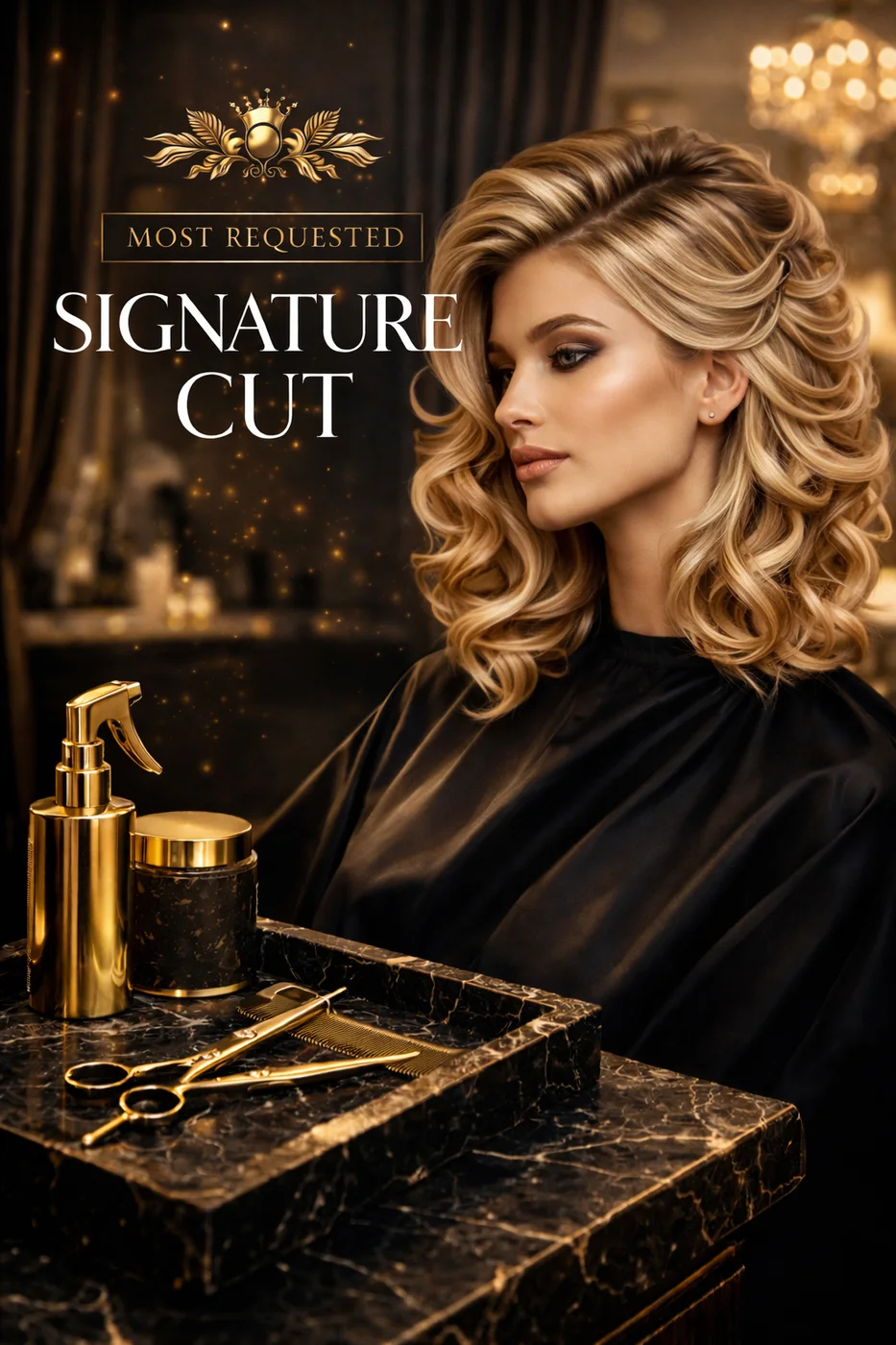 King Academy Signature Cut service poster