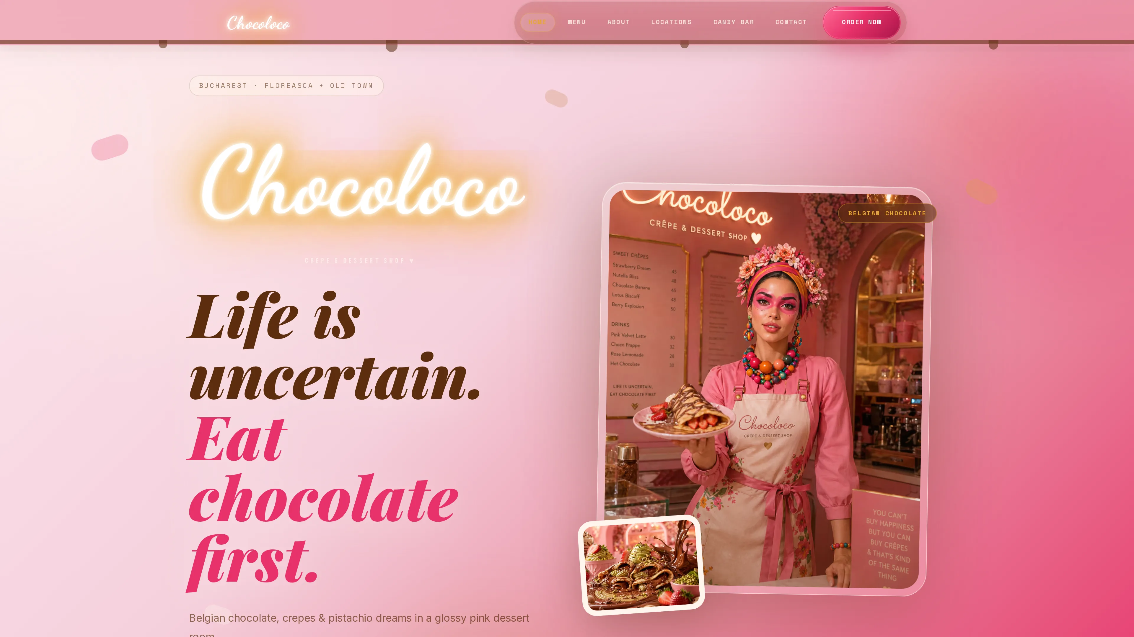 Chocoloco: website by Bilal Studio